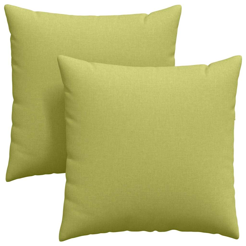 Sofakissen 2 pcs Hellgrau 50 x 30 cm Stoff