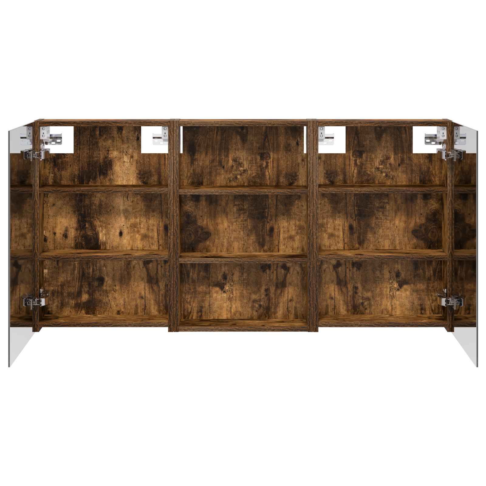 Badezimmerschrank-Set 3 pcs 80 x 10,5 x 50 cm Holzwerkstoff