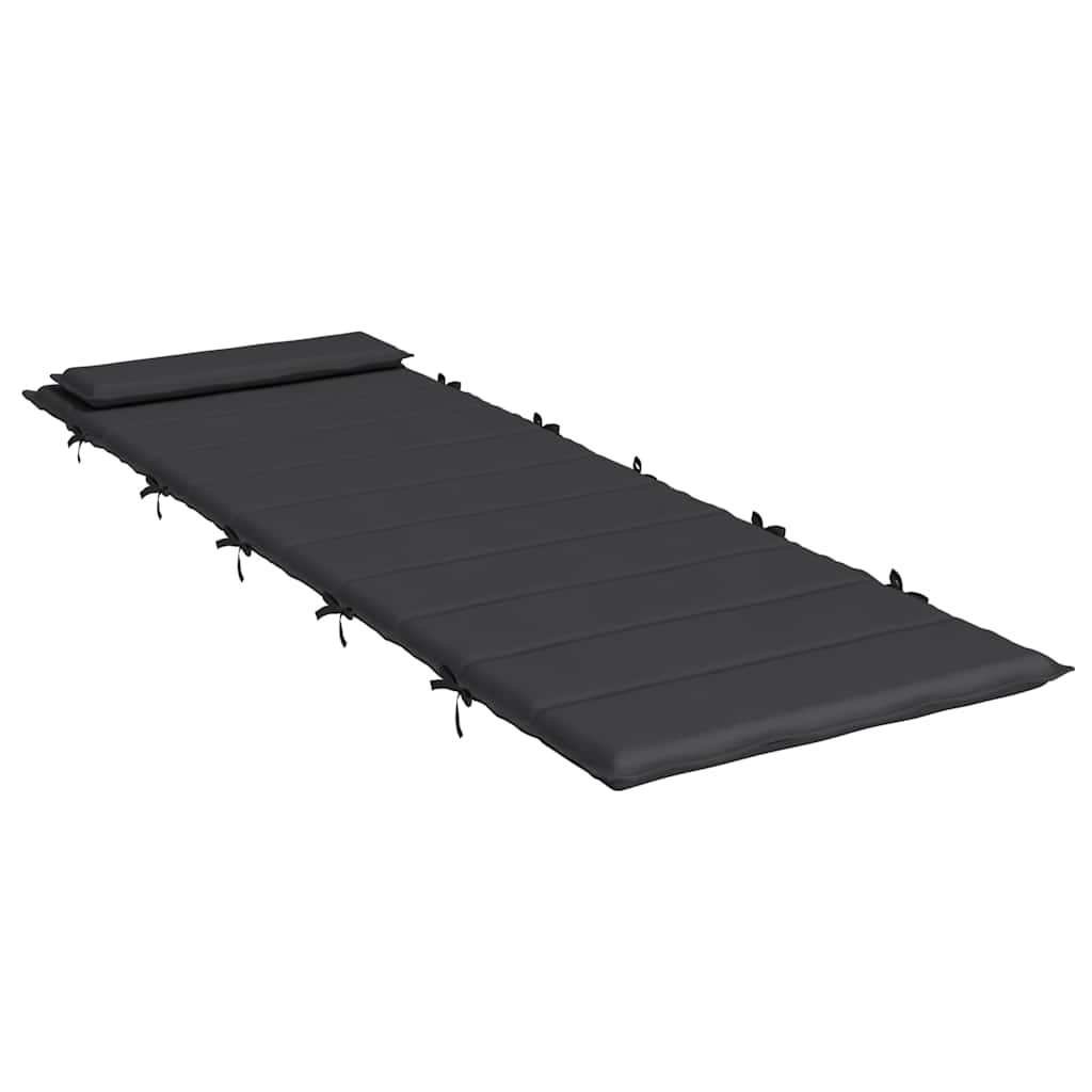 Sonnenliegen-Auflage Grau 180x60x4 cm Oxford-Gewebe