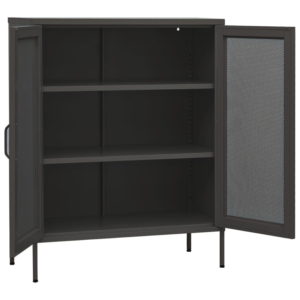 Lagerschrank Olivgrün 80x35x101,5 cm Stahl