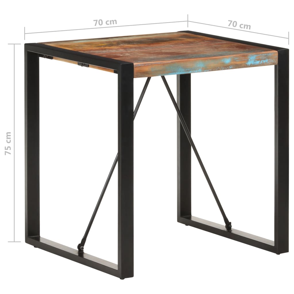 Esstisch 80x80x75 cm Massivholz