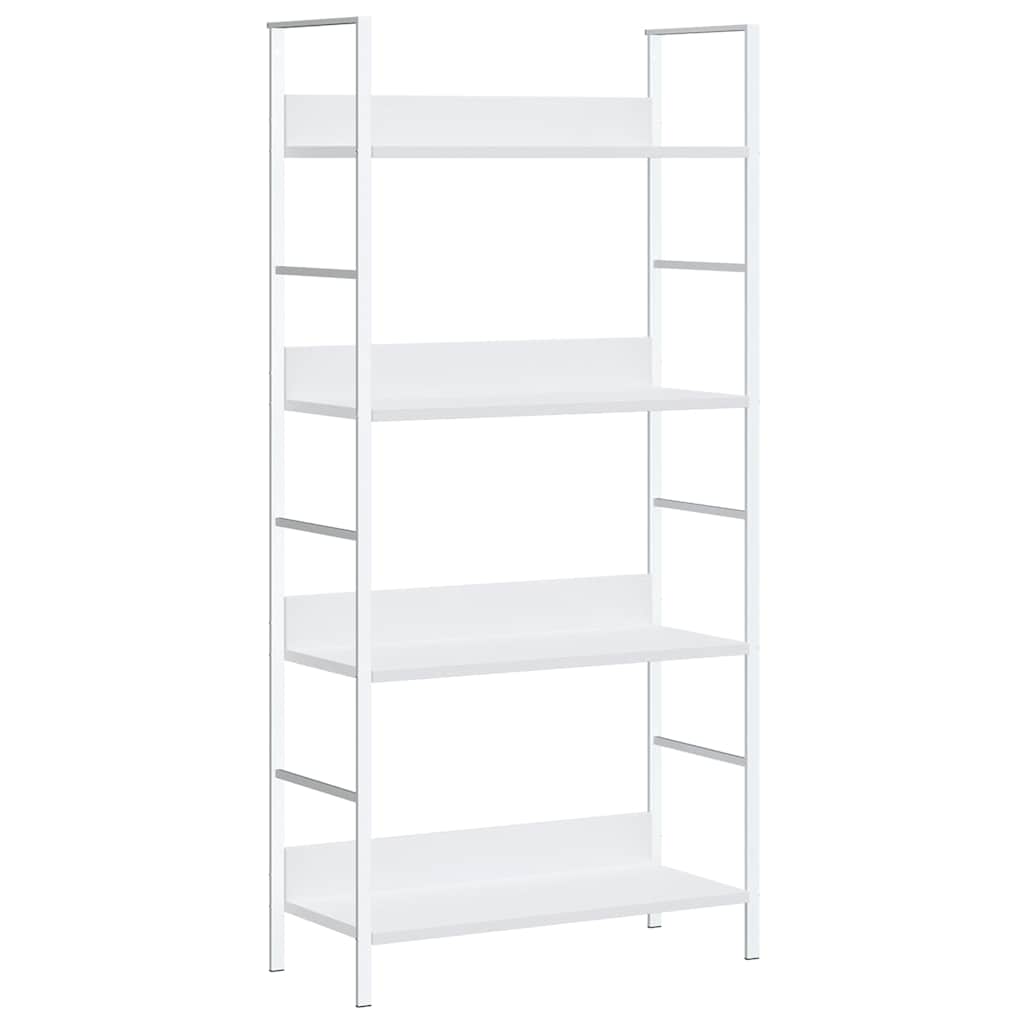 Bücherregal 3 Regalböden Schwarz 60×27,6×90,5 cm Holzwerkstoff