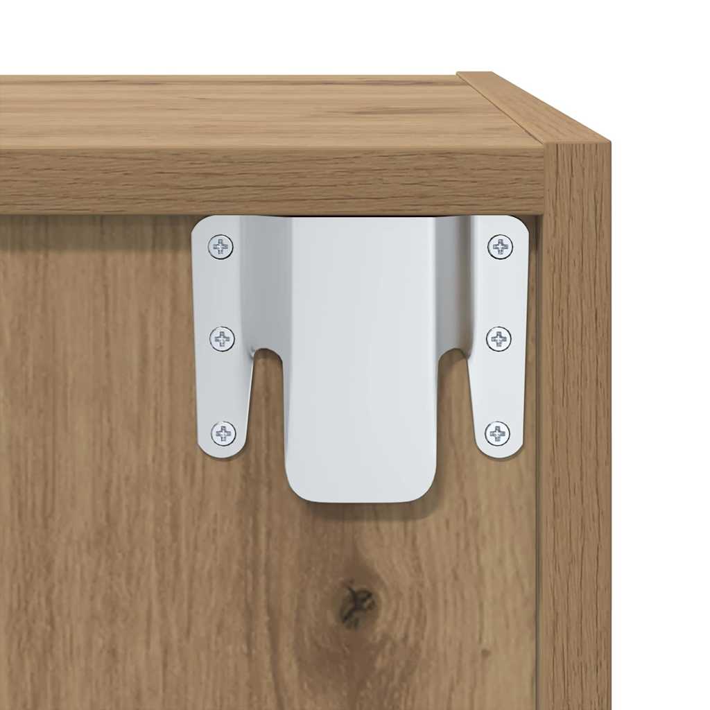 2-tlg. TV-Schrank-Set Weiß Holzwerkstoff