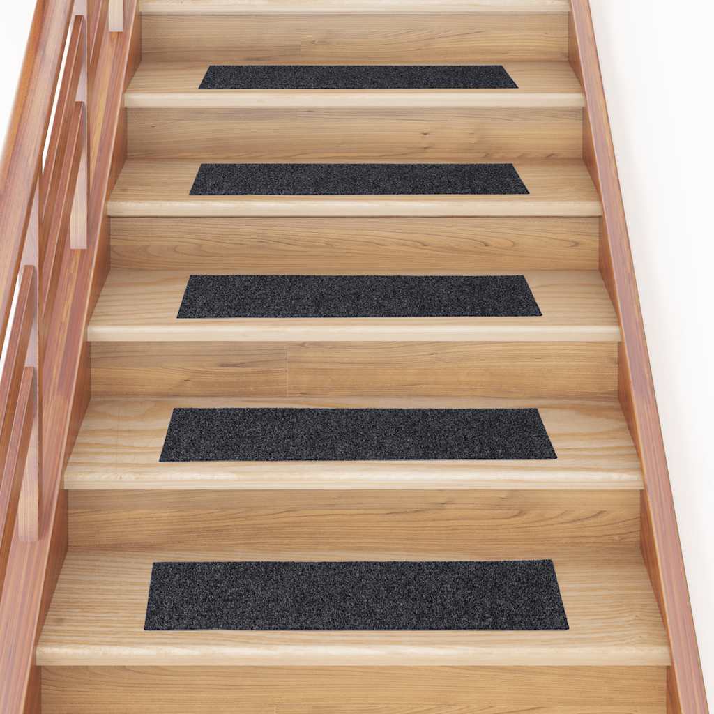 Stufenmatten Selbstklebend 15 Stk. 60x25 cm Hellbraun Rechteckig