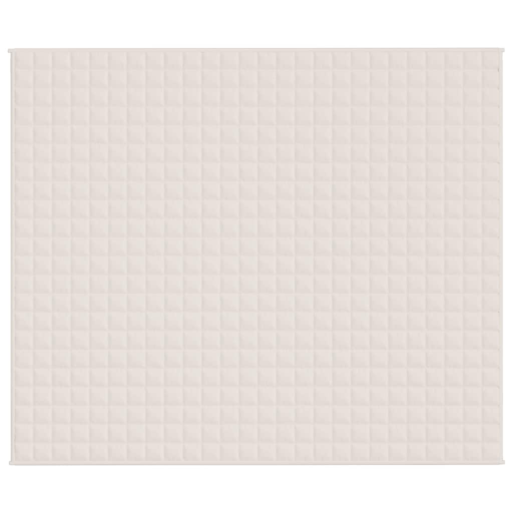 Gewichtsdecke Grau 122x183 cm 5 kg Stoff