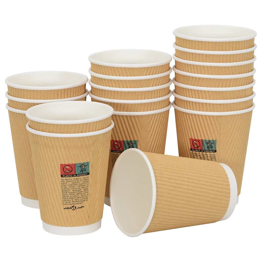 Pappbecher mit Deckeln 1000 Stk. 4oz 100ml