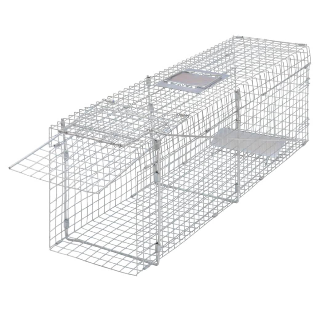 Tierfalle 64,5 x 25 x 26,5 cm Verzinktes Eisen