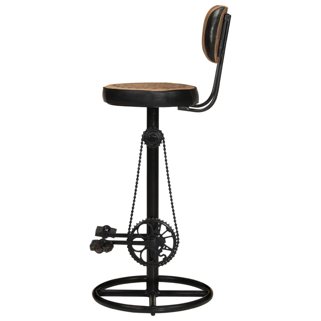 Barhocker 2 Stk. Massivholz Mango