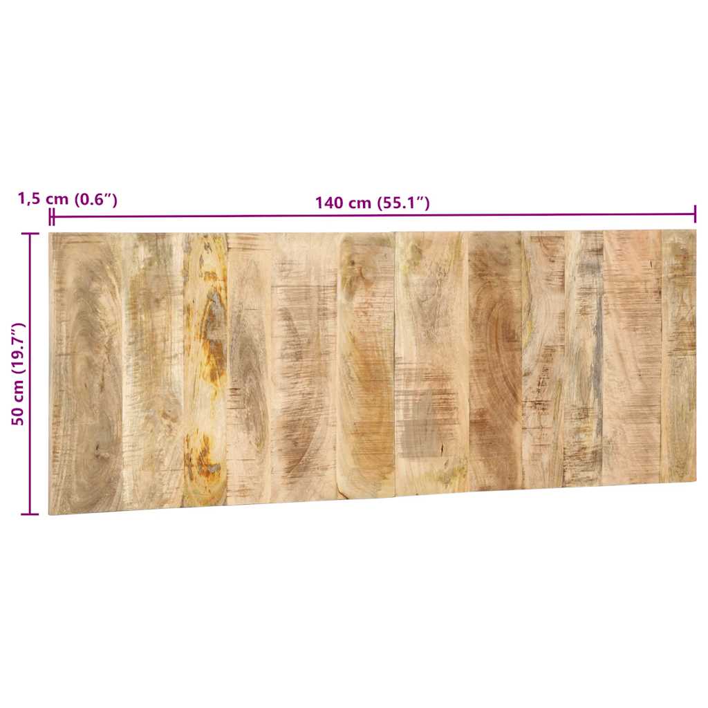 Kopfteil Mehrfarbig 160 cm Massivholz Altholz