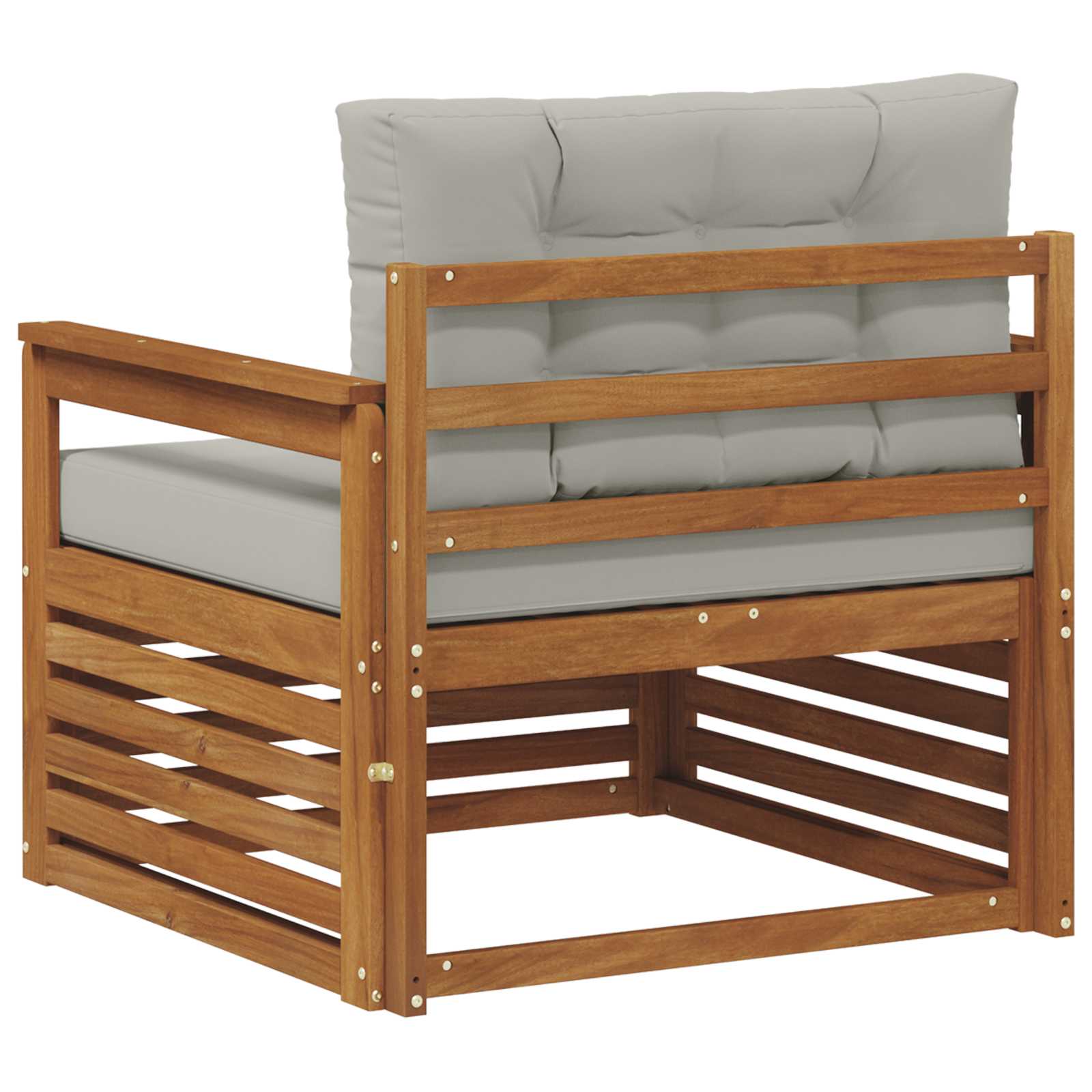 2 Stück Outdoor-Sofa Natur