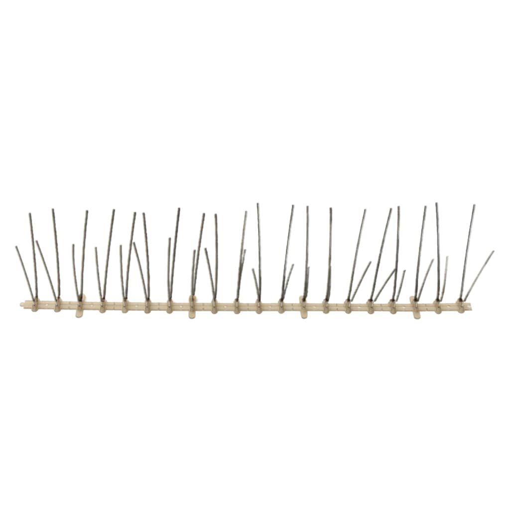 20-tlg. Vogelabwehr-Spikes-Set 10 m Kunststoff 2-reihig