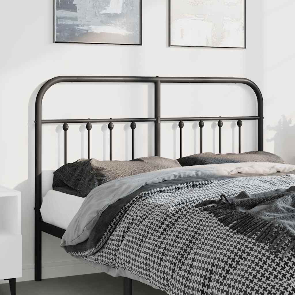 Ersatz-Kopfteil Metall Schwarz 75 cm