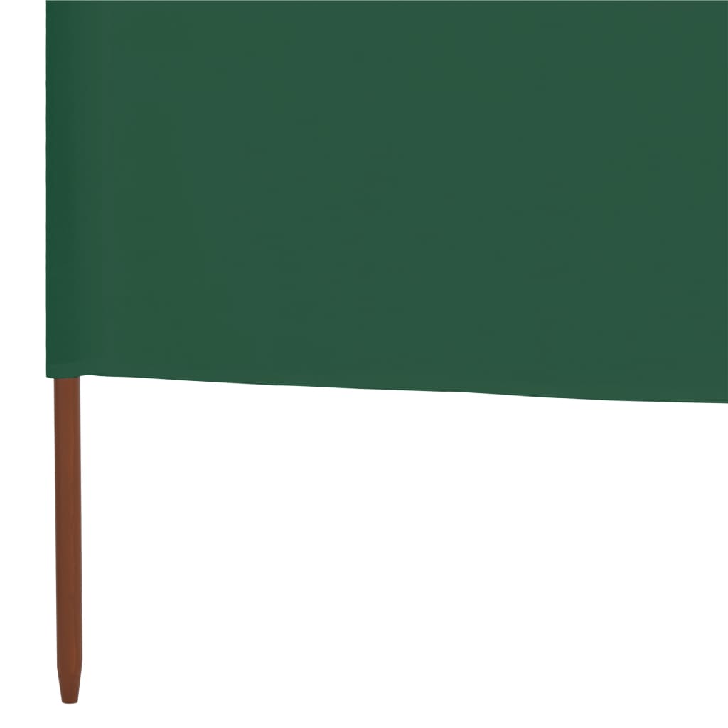 3-teiliges Windschutzgewebe 400 x 120 cm Weiß