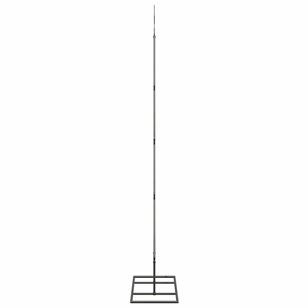 Metall Weihnachtsbaum mit Ständer Schwarz 60 cm Stahl