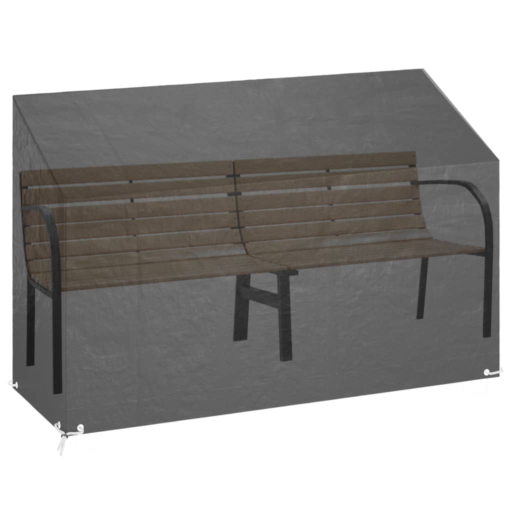 Abdeckungen für Gartenbank 2 Stk. 8 Ösen 130x70x70/88 cm