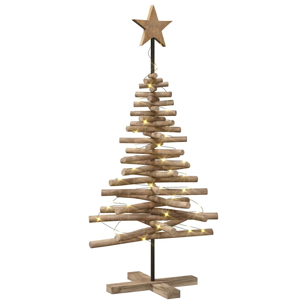 Weihnachtsbaum mit Ständer Braun 60 cm Massivholz Teak