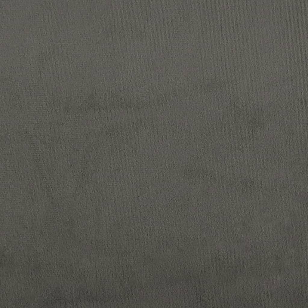 Kopfteil mit Ohren Dunkelblau 93x16x78/88 cm Samt