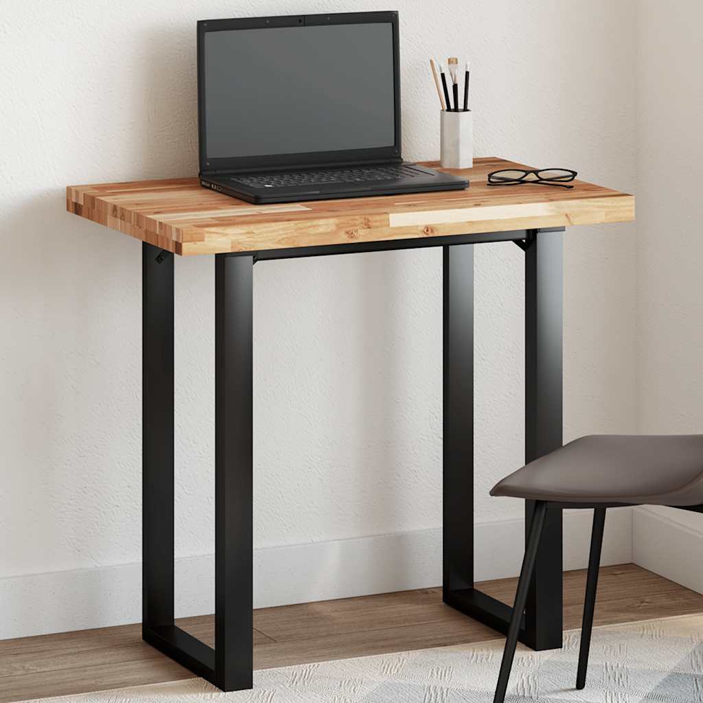 Tischplatte Rechteckig 60x50x2 cm Massivholz Akazie