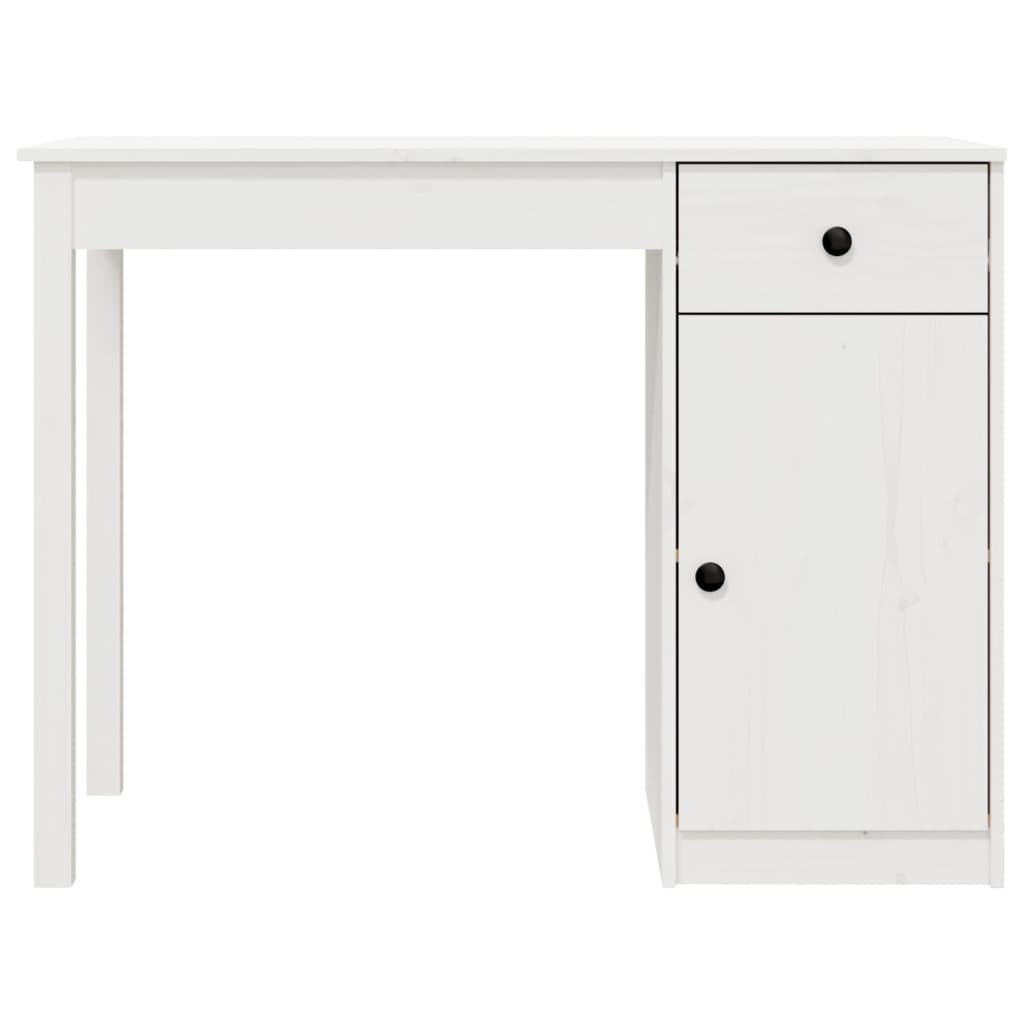 Schreibtisch Wachsbraun 100 x 50 x 74 cm Massives Kiefernholz