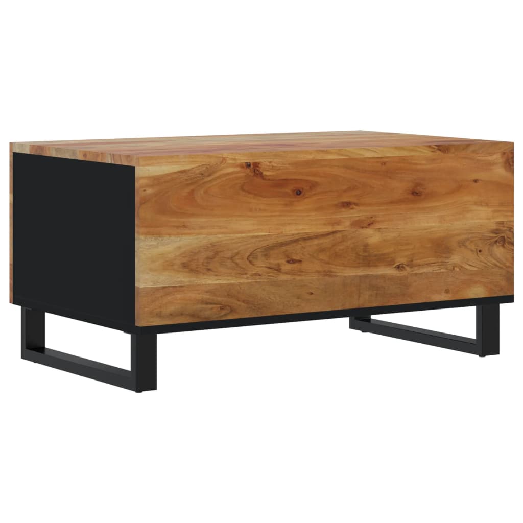 Couchtisch 80x50x40 cm Massivholz Mango & Holzwerkstoff