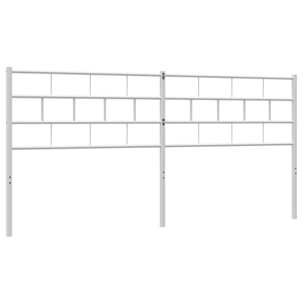 Ersatz-Kopfteil Metall Schwarz 100 cm