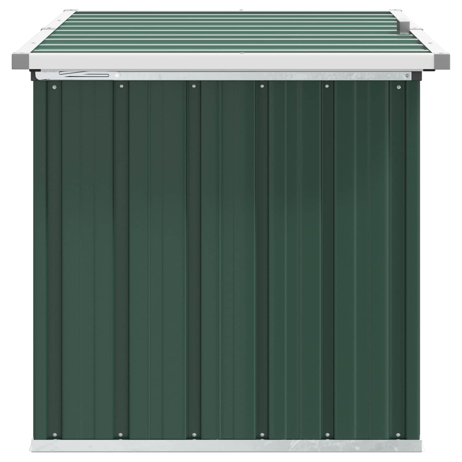 Außenlagerbox Holz 109 x 67 x 65 cm Verzinkter Stahl