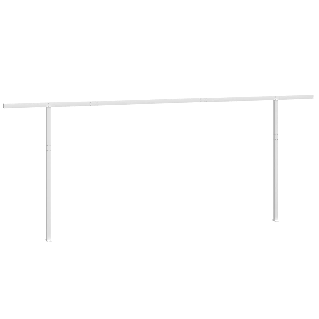 Stützen für Markisen Weiß 300x245 cm Eisen