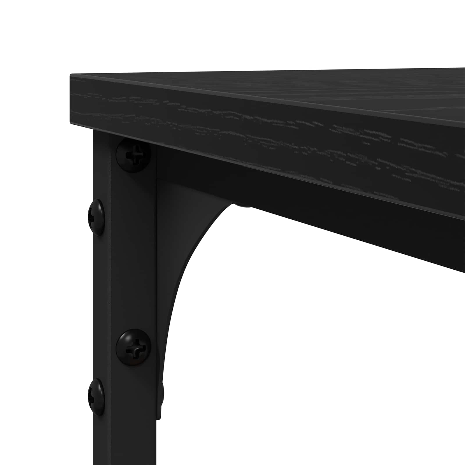 Beistelltisch Schwarz 50x35x52 cm Holzwerkstoff