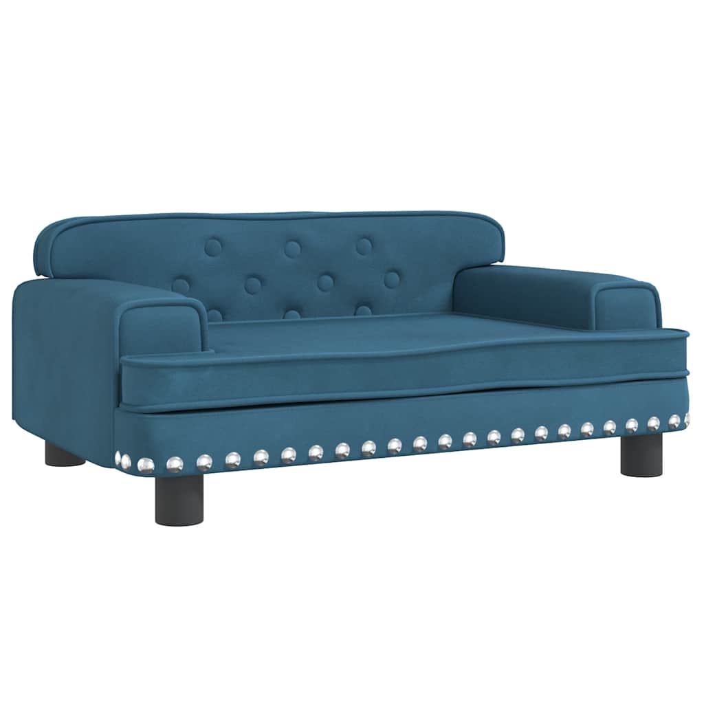 Hundebett Rosa 90x53x30 cm Samt