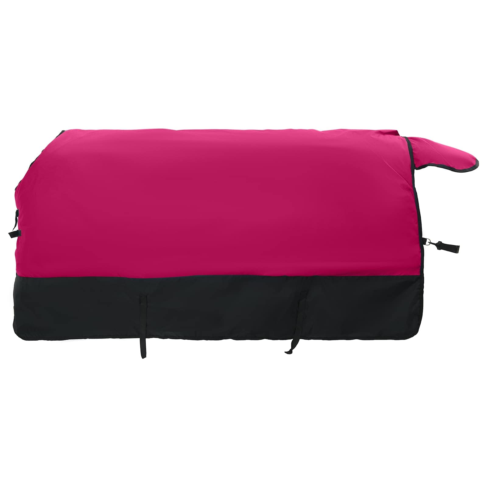 Pferdedecke Dunkelgrün und Schwarz 75 cm Polyester