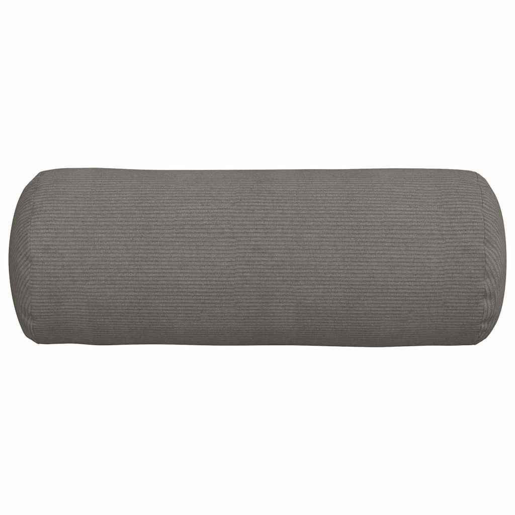 Bolsterkissen 2 pcs Hellgrau Ø 15 x 40 cm Cordstoff