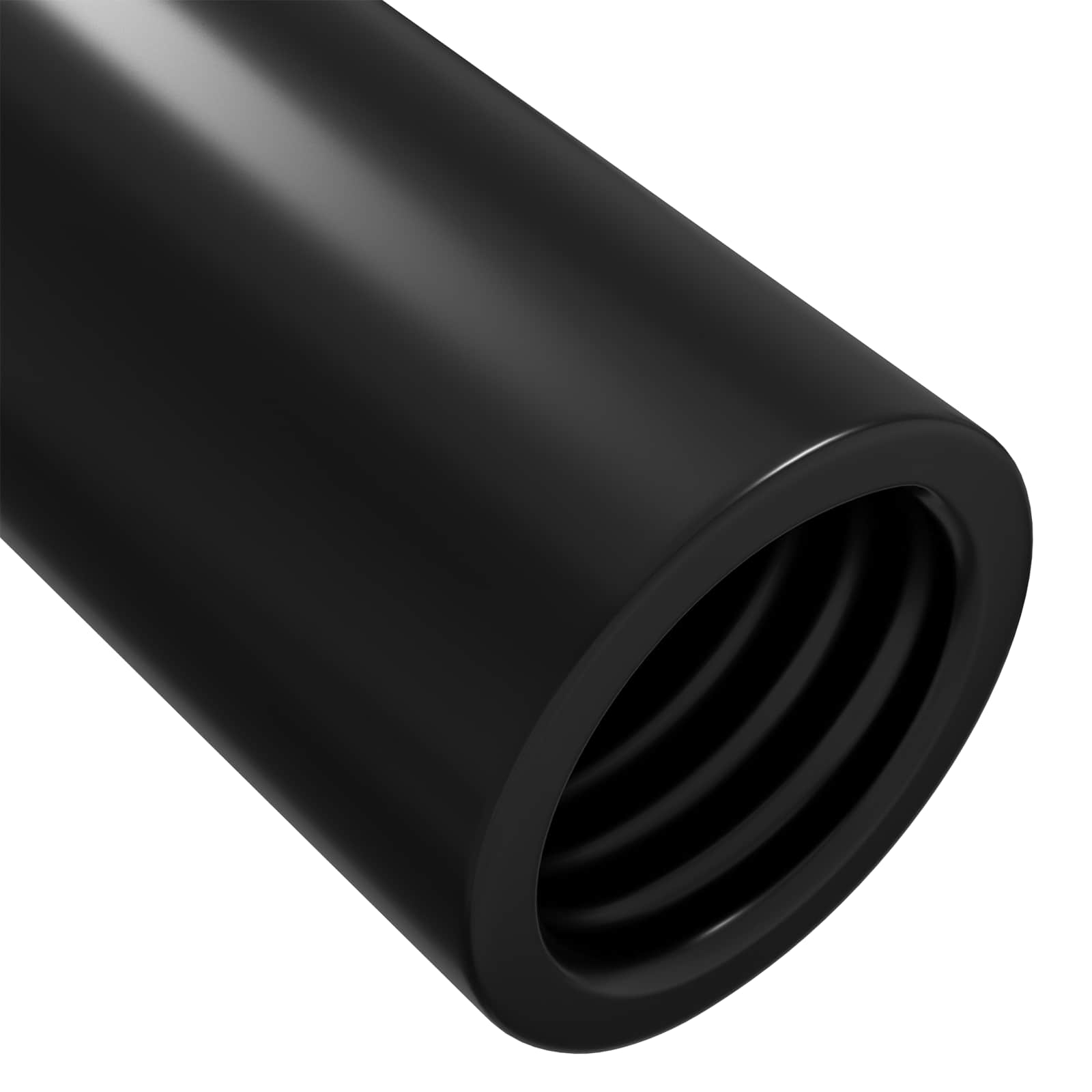 Hülsenmuttern 2 pcs Schwarz M4 x 14,5 mm Metall