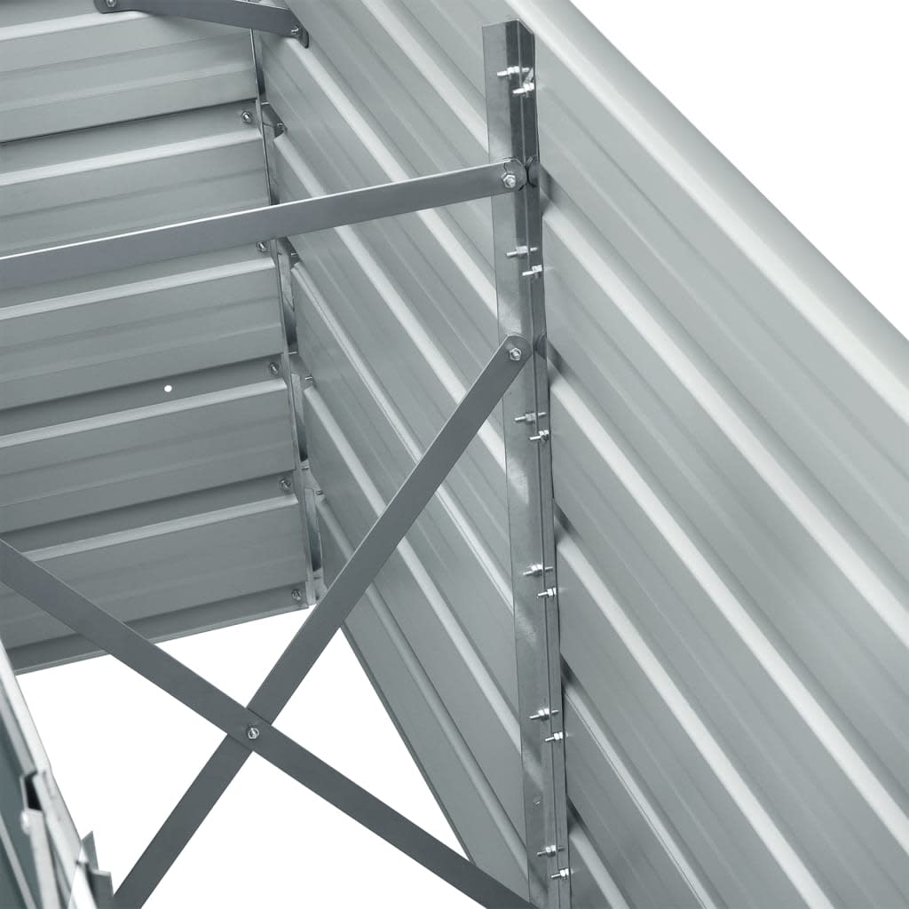 Hochbeet Braun 160 x 80 x 77 cm Verzinkter Stahl