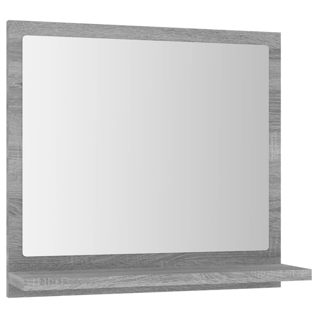 Badspiegel Weiß 40x10,5x37 cm Holzwerkstoff