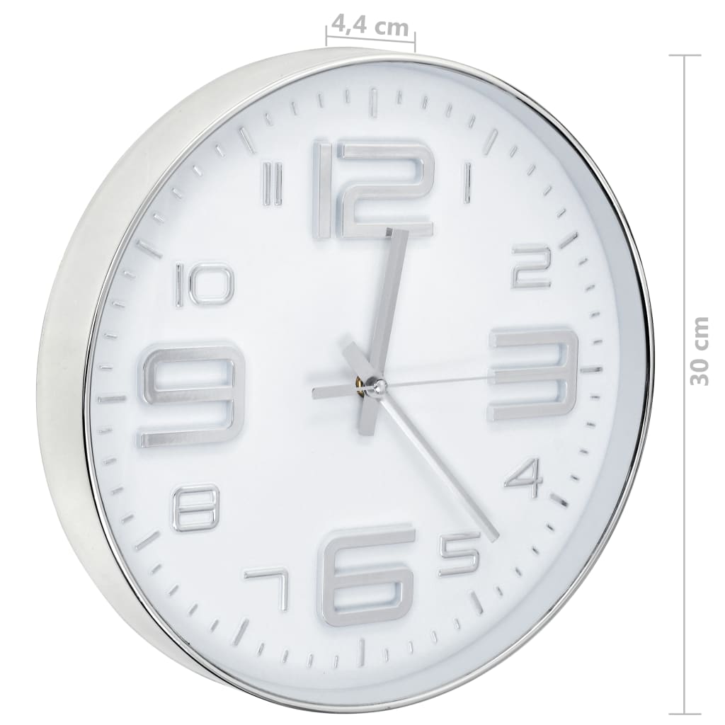 Wanduhr Kupferoptik 30 cm