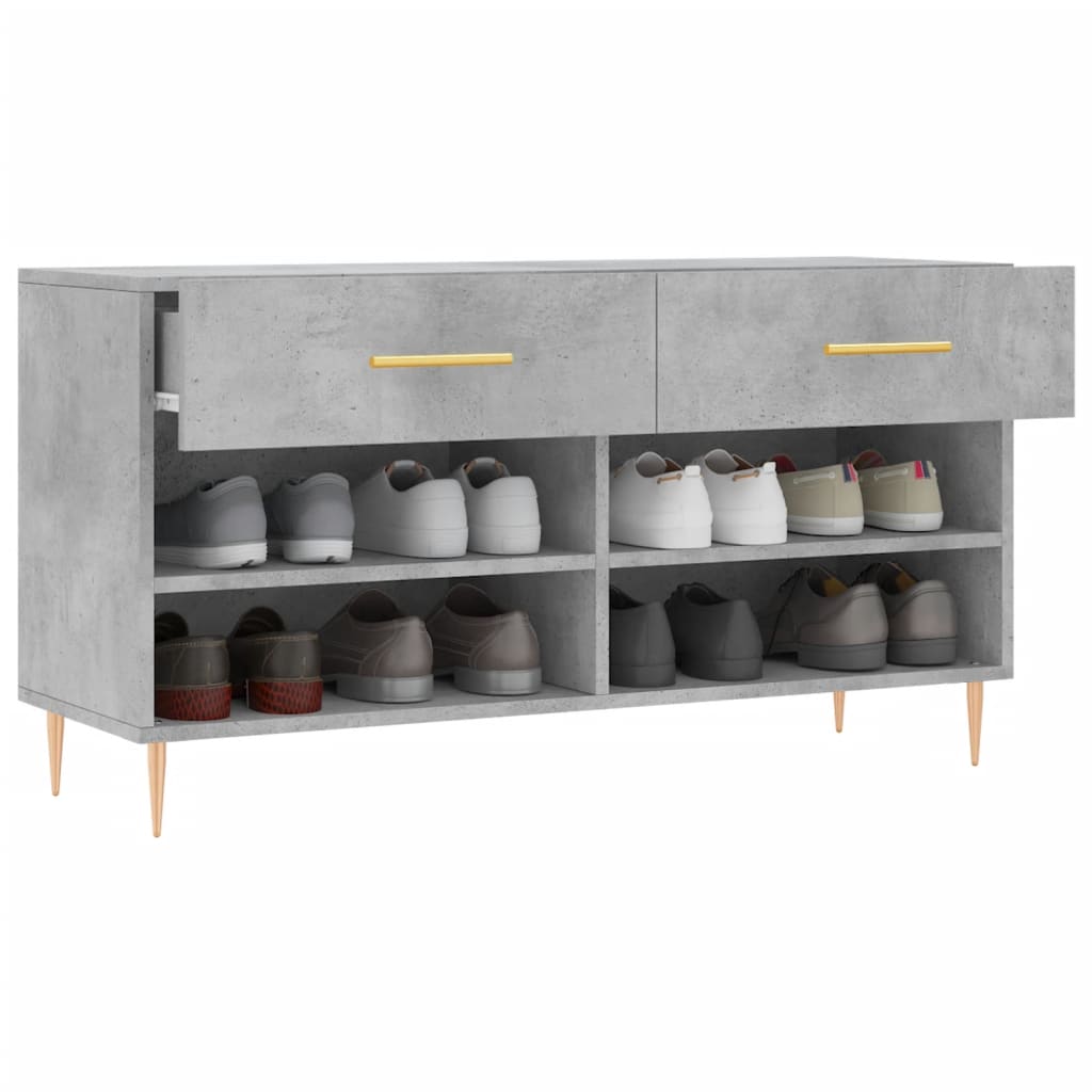 Schuhbank Weiß 102x35x55 cm Holzwerkstoff