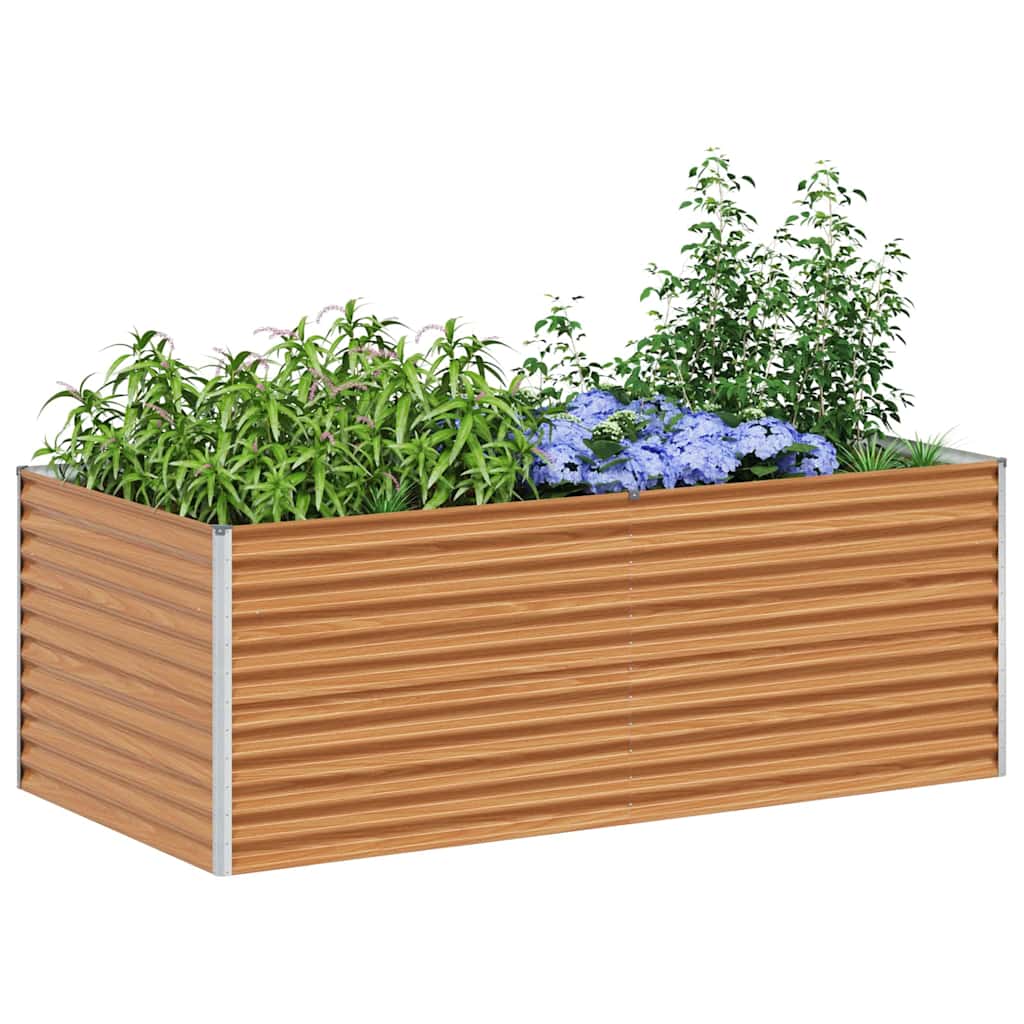 Garten-Hochbeet 100 x 50 x 36 cm Cortenstahl