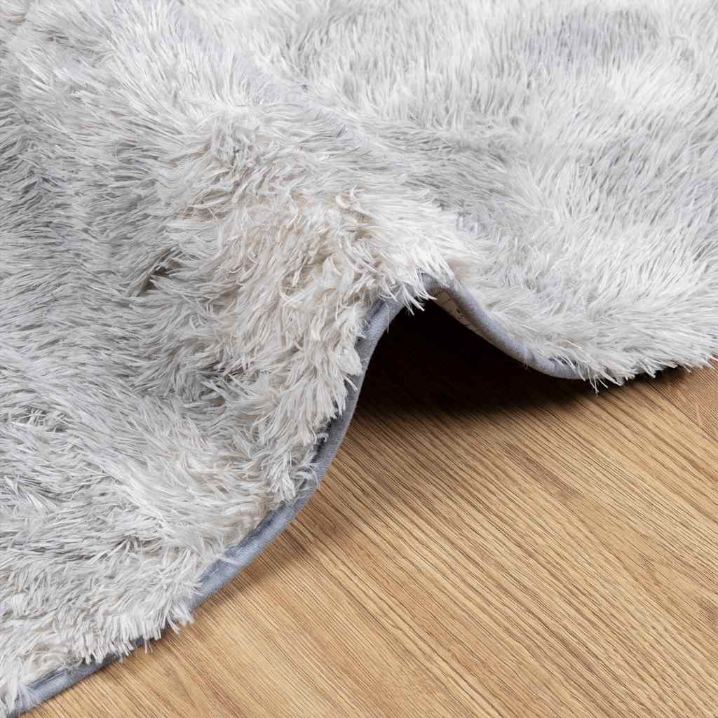Teppich Shaggy Hochflor NAVARRA Beige 60x100 cm Polyester