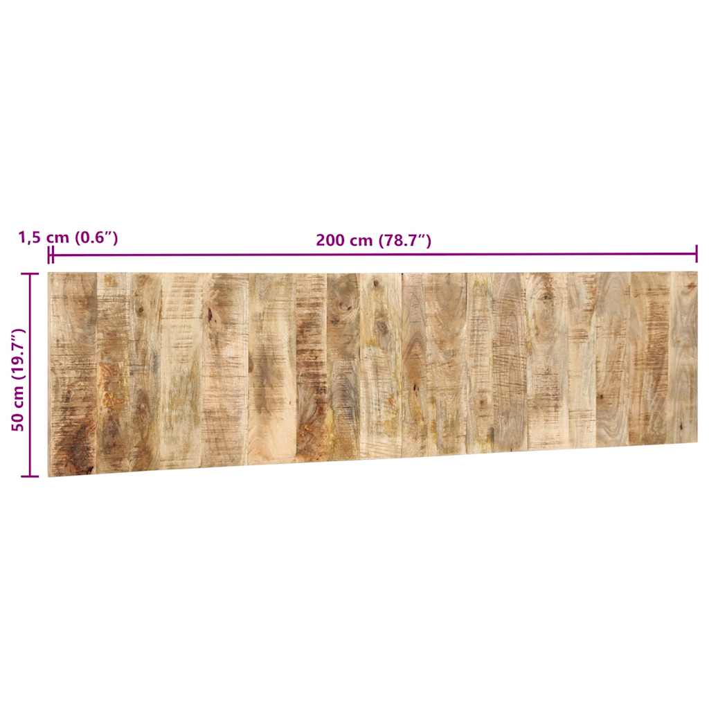 Kopfteil Mehrfarbig 160 cm Massivholz Altholz