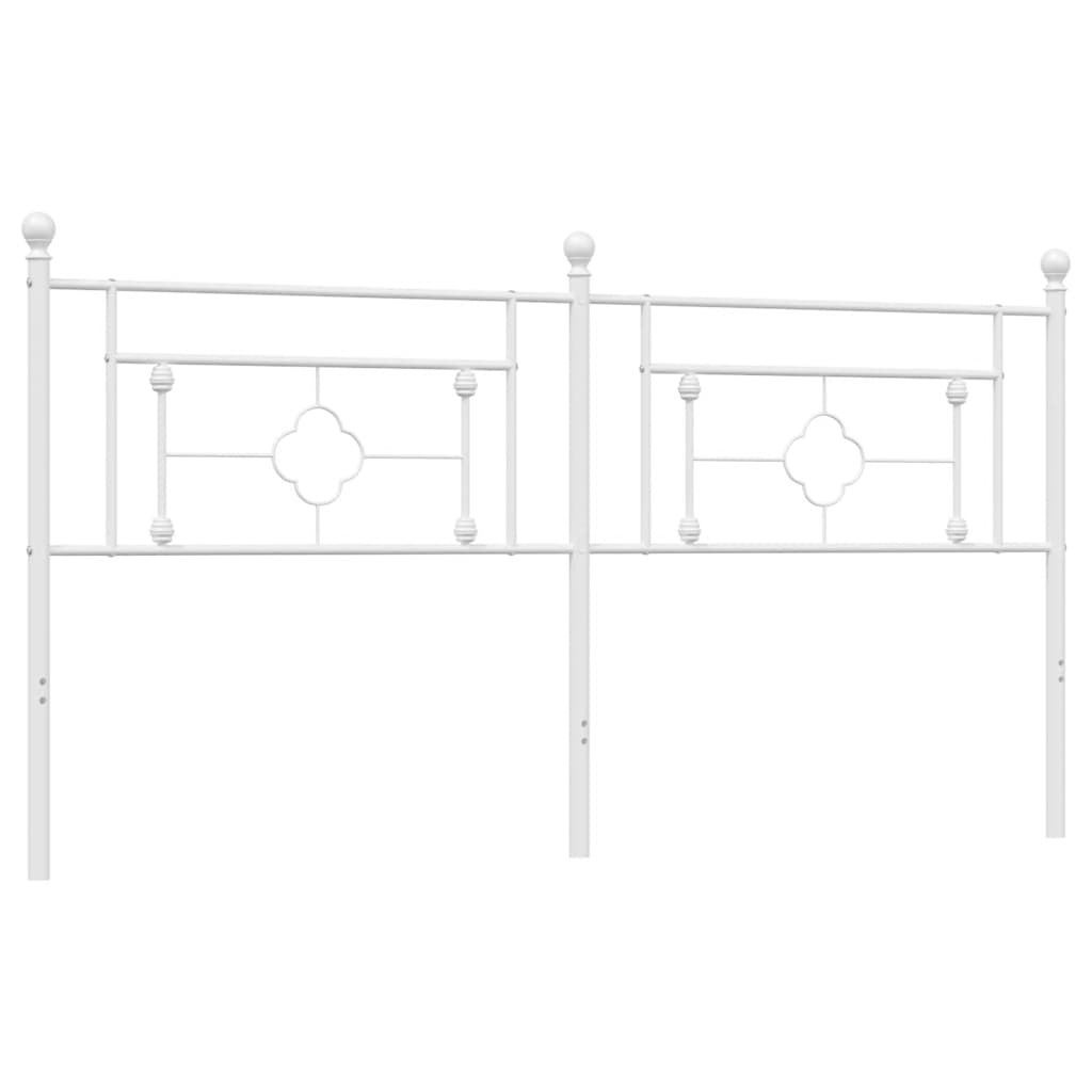 Ersatz-Kopfteil Metall Schwarz 100 cm