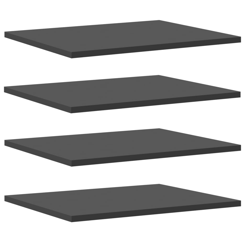 Bücherregal-Bretter 4 Stk. Weiß 40x10x1,5 cm Holzwerkstoff