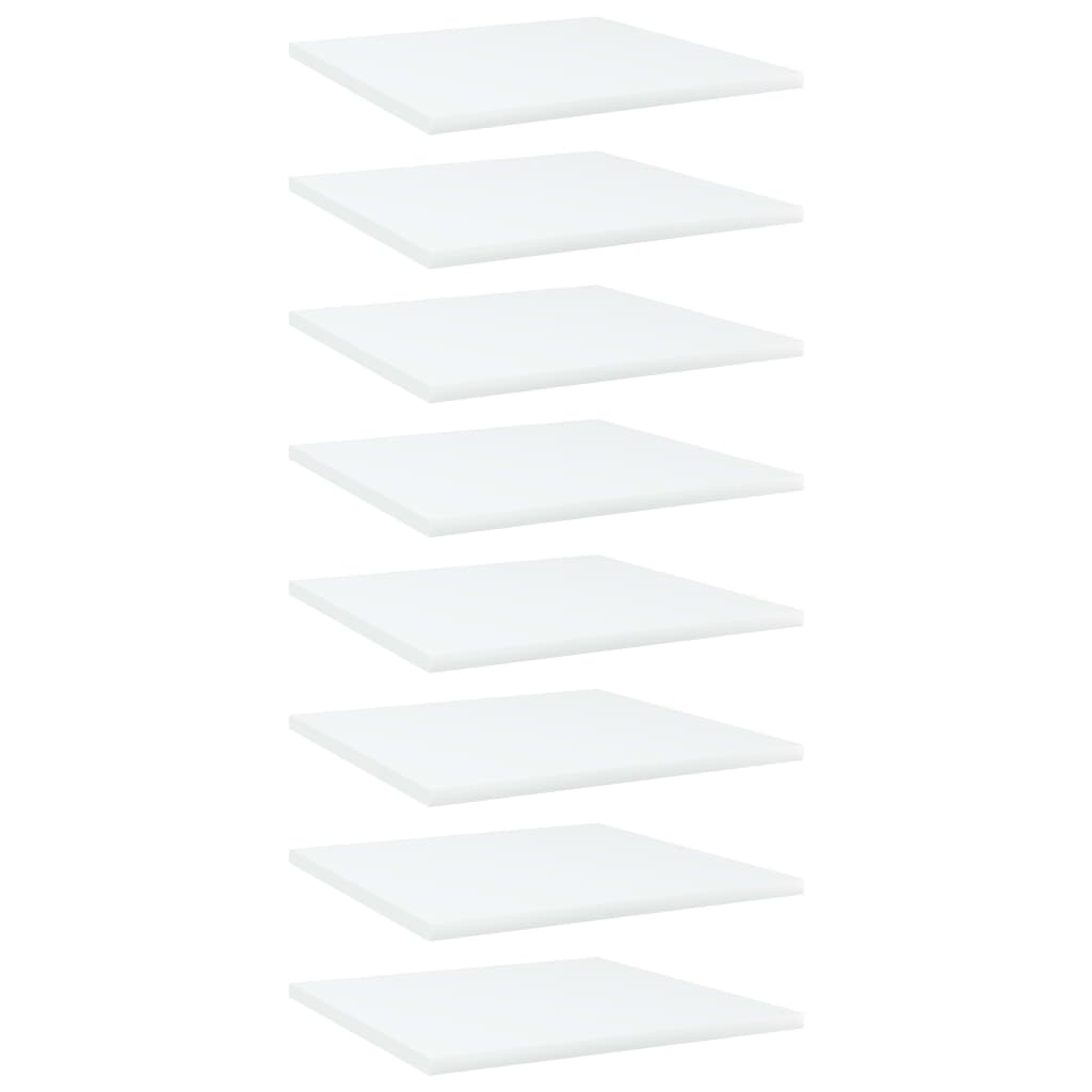 Bücherregal-Bretter 4 Stk. Weiß 40x10x1,5 cm Holzwerkstoff