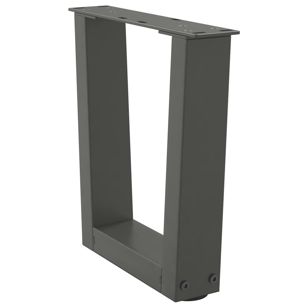 Couchtischbeine V-Form 2 Stück Schwarz 30x(30-31,3) cm Stahl