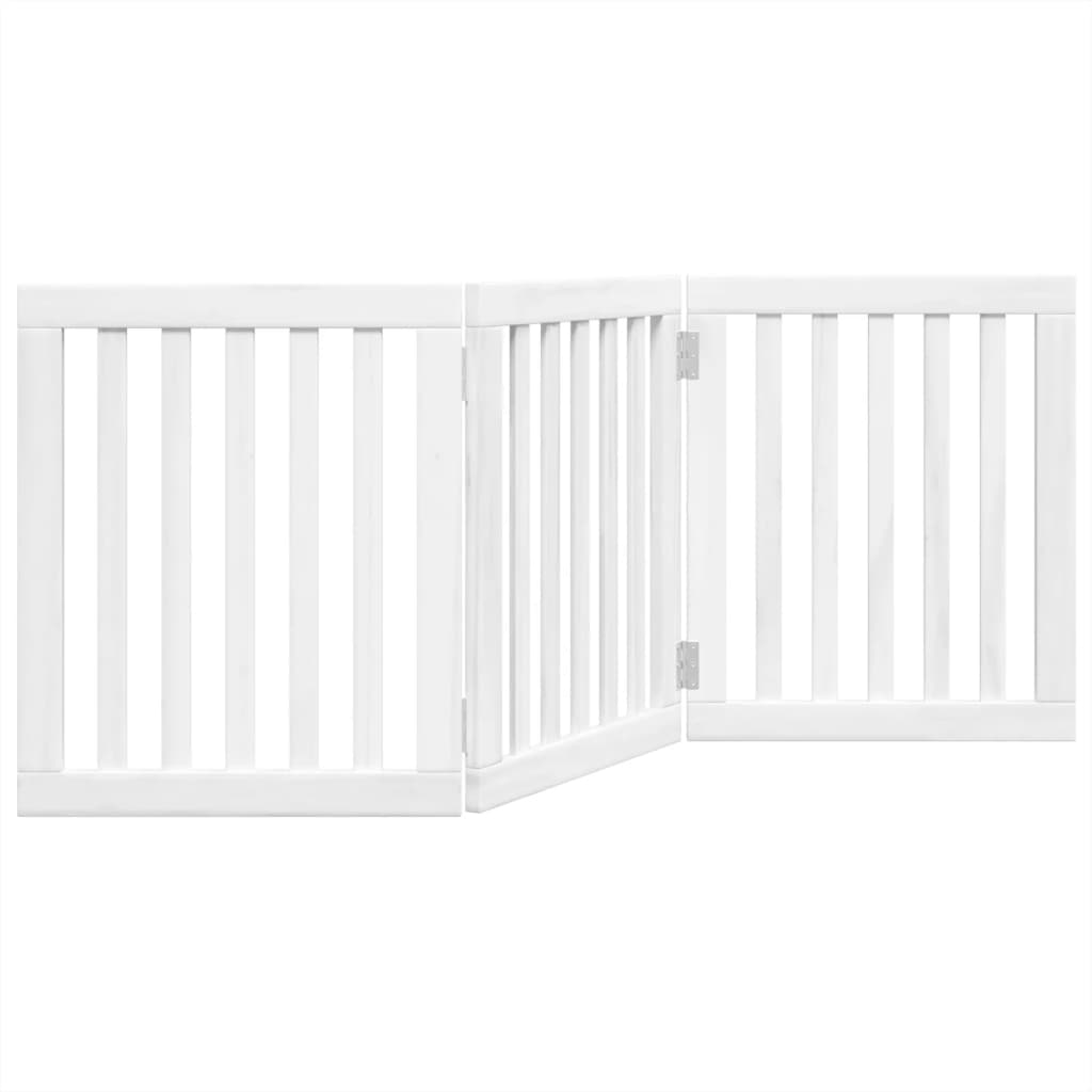 Hundegitter Faltbar 3 Paneele 150 cm Pappelholz