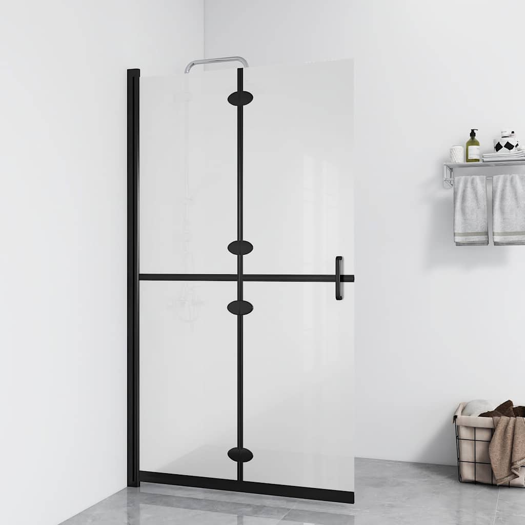 Faltbare begehbare Duschwand Transparentes ESG Glas 70x190 cm