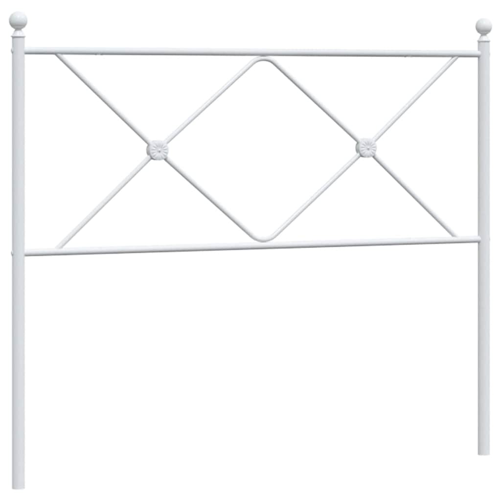 Ersatz-Kopfteil Metall Schwarz 75 cm