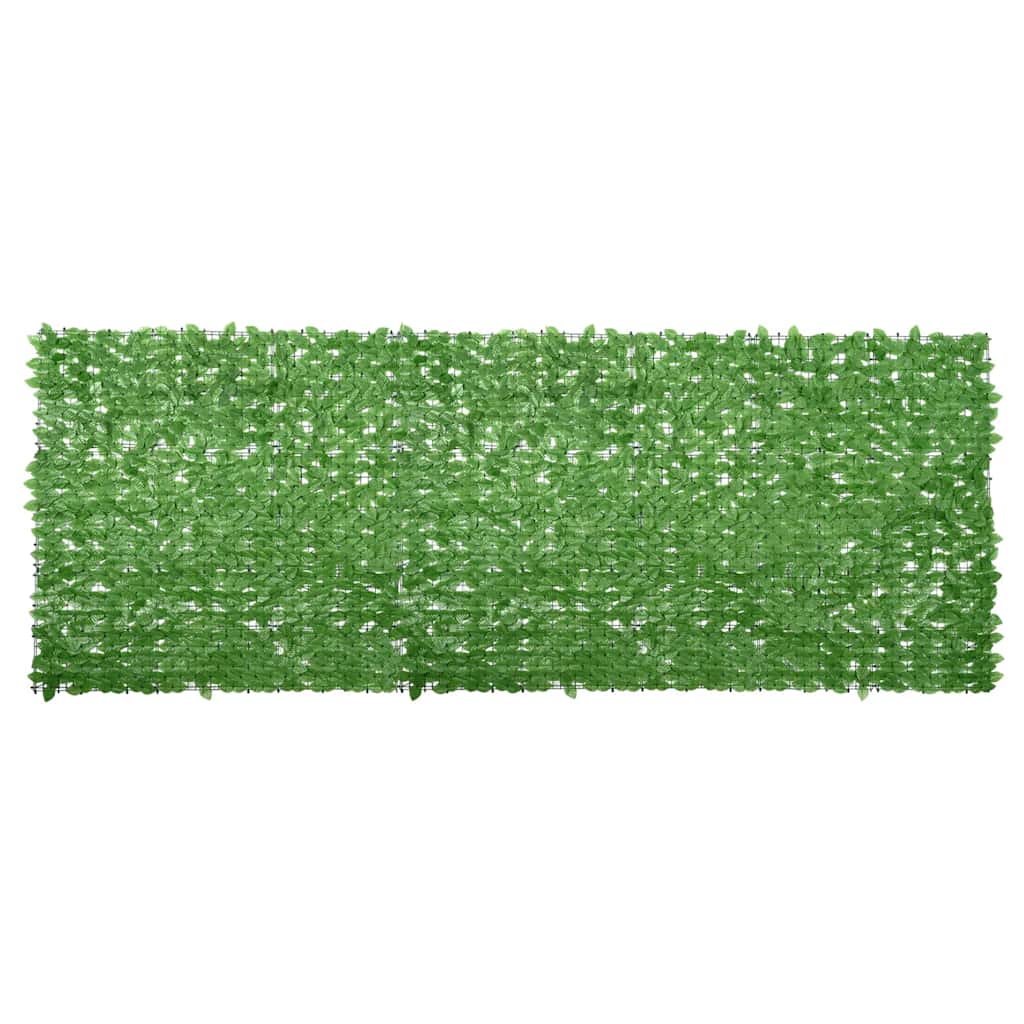 Balkon-Sichtschutz mit Dunkelgrünen Blättern 300x75 cm