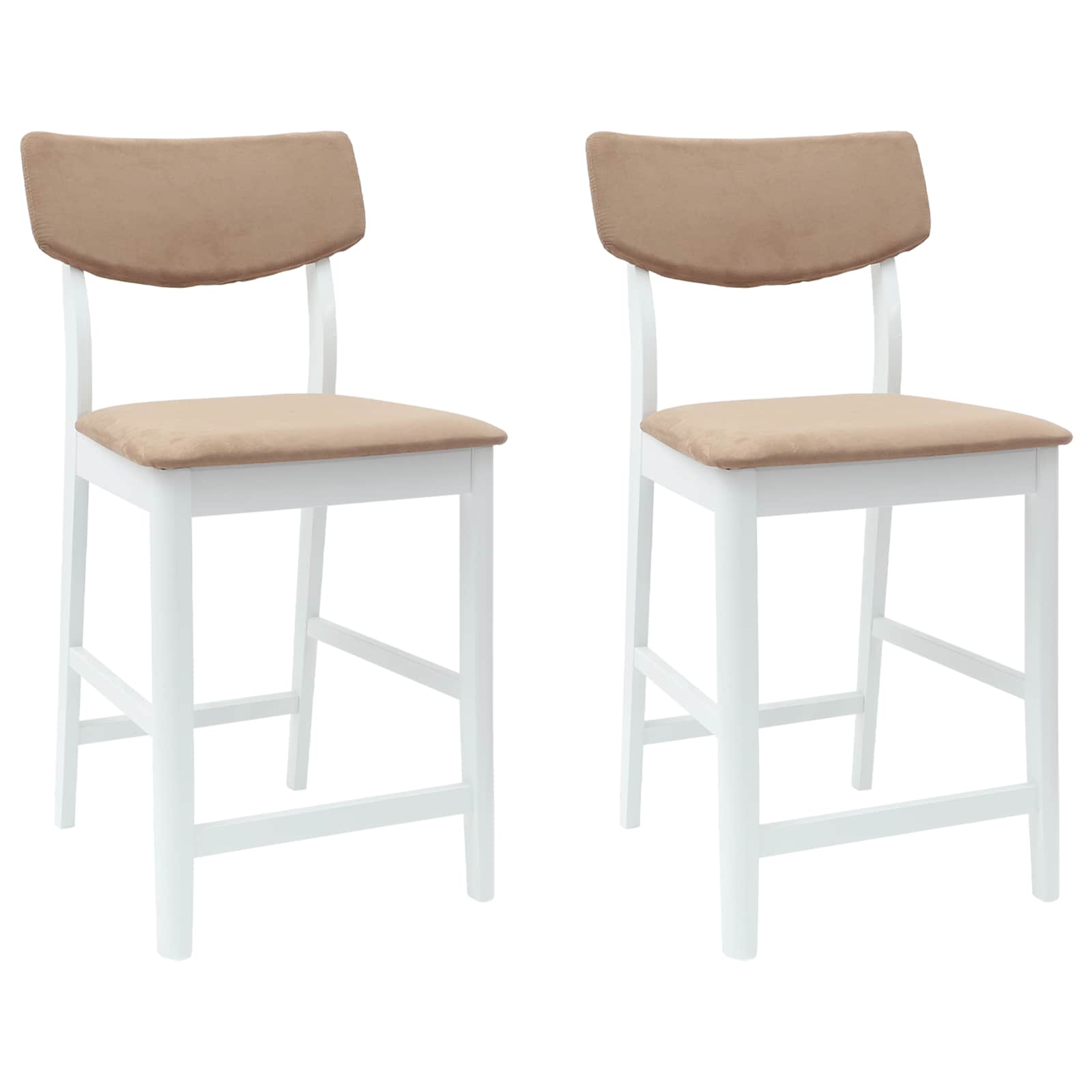 Esszimmerstühle 2 pcs Hellbraun 48 x 49 x 95 cm