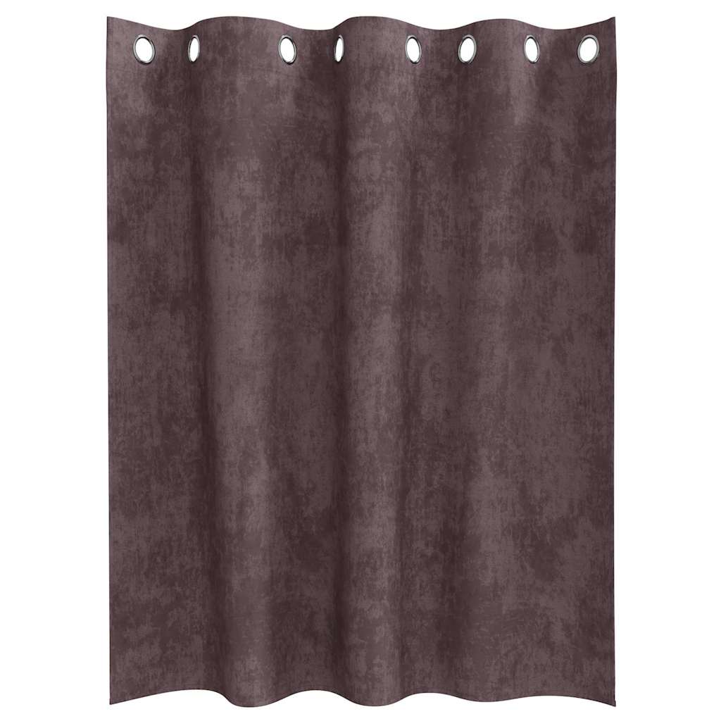 Samtvorhänge mit Vorhängen 2 pcs Weinrot 140 x 140 cm Samt