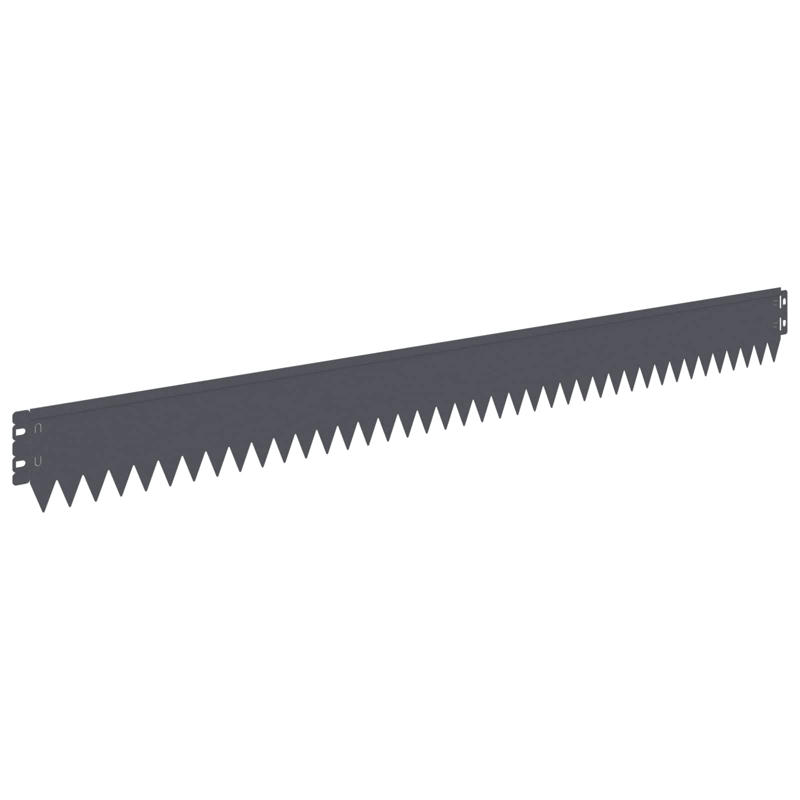 Raseneinfassung 10 pcs 103 x 10 cm Stahl Schwarz